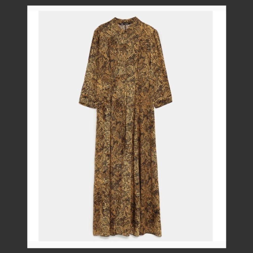 Snakeskin Maxi Dress